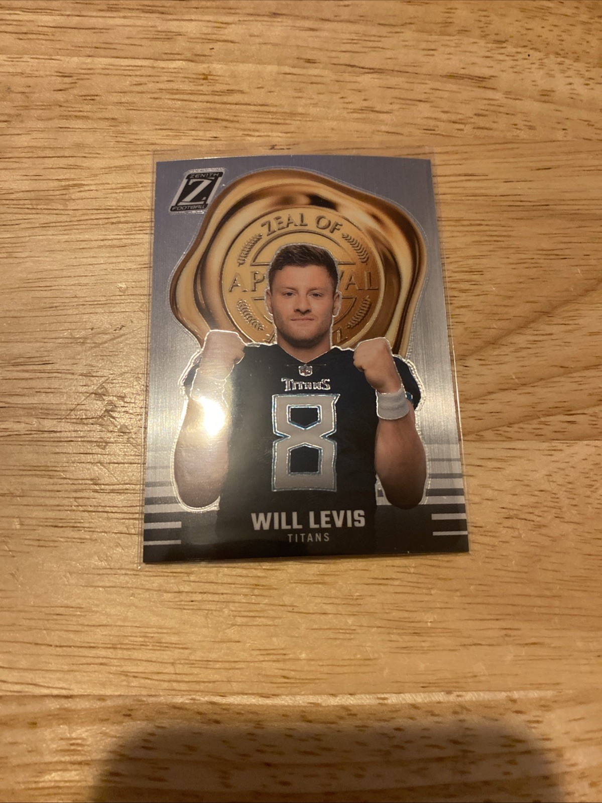 Will Levis Panini Zenith Zeal of Approval #25 Silver