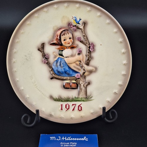 Lot of 3 Goebel Annual M.J. Hummel Decorative Collector Plates 1974 1976 & 1978 - Picture 9 of 22