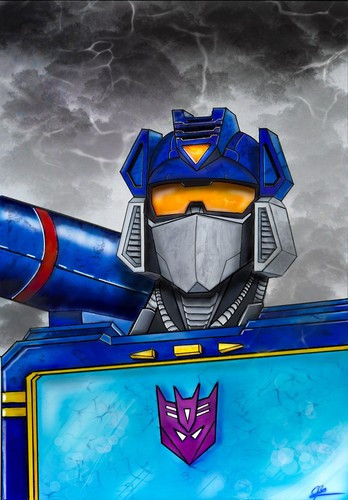 SOUNDWAVE - TRANSFORMERS - PRINT - 8 X 10 - COMIC FAN ART - NOT AI