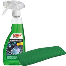 Sonax Disclar Cleaner Środek do czyszczenia szyb 500ml Środek do usuwania owadów z ściereczką z mikrofibry