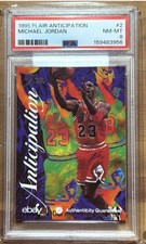 1995-96 Flair - Anticipation Michael Jordan #2 PSA 8