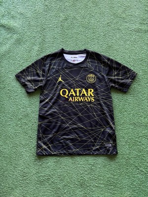 Julian Mbappe Black And Yellow Paris Saint Germain X Air Jordan Men s Size Small