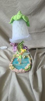 VERY RARE! Can't find anywhere=  Walt Disney Tinkerbell Standing Tulip  Lamp!