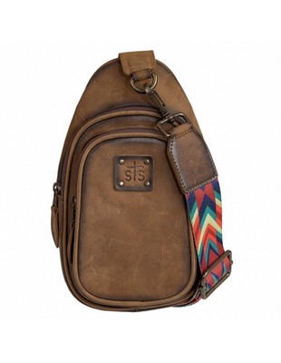 StS Ranchwear Western Handbag Womens Sojourner Sling Brown STS30382