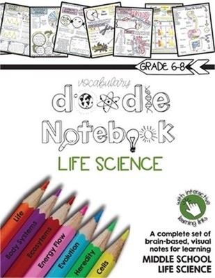 Life Science Doodle Notebook (Paperback or Softback)