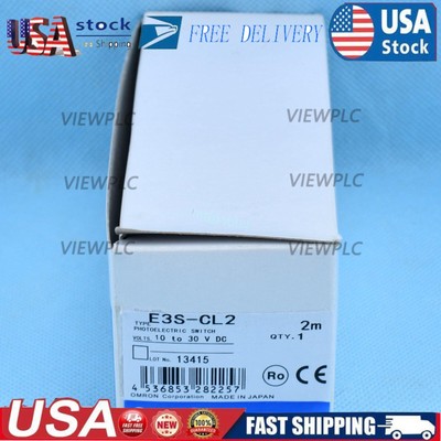 New OMRON E3S-CL2 Diffuse Photoelectric Sensor Switch In Box E3SCL2 US Free TAX