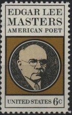 ETATS-UNIS USA  899 ** MNH Edgar Lee Masters poète poet Dichter américain 1970