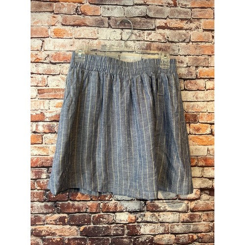 NWT Copper Key Girls Linen Blue Striped Skirt Girls Size Xl - Picture 6 of 6
