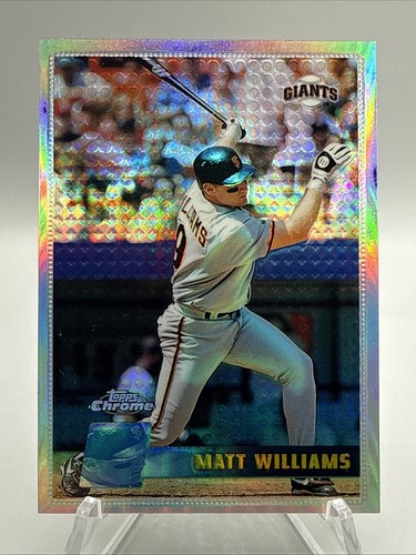 1996 Topps Chrome Matt Williams #145 card