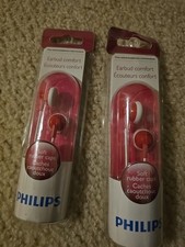 Philips In-Ear Earbuds   With Microphone or Without   NEW