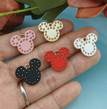 Lot Cartoon Mickey Charm Pendant DIY Bracelet Earring Jewelry Making