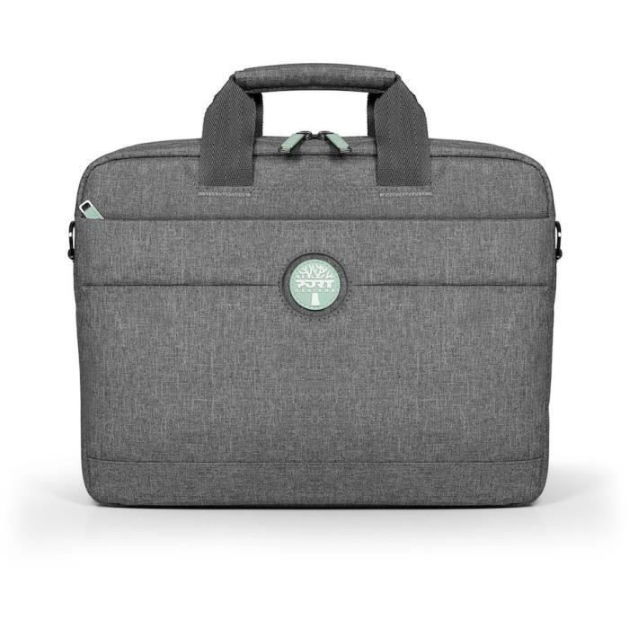 Sacoche pour ordinateur portable 15,6 antichoc avec poche accessoires zippée