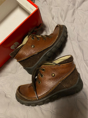 Elefanten Kinder Boots Stiefel Leder-Halbschuhe Gr. 25