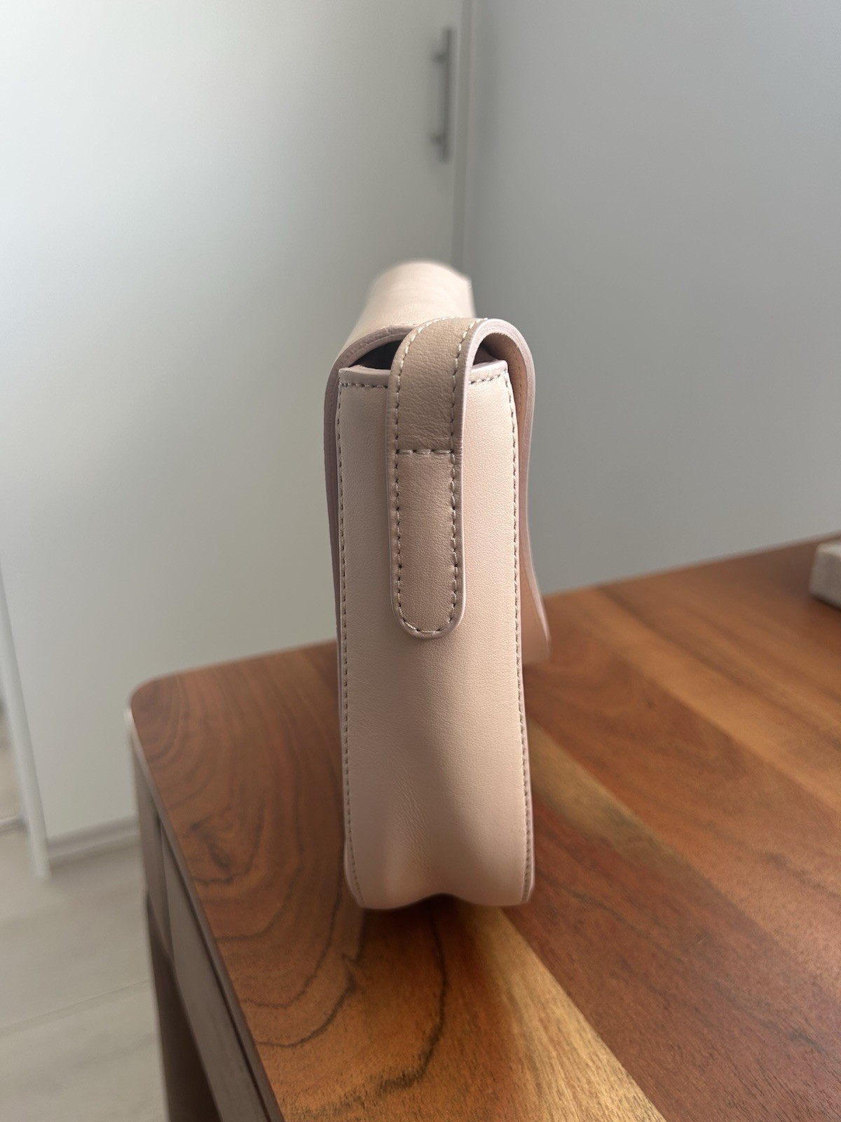 Mansul Gavriel Soft Baby Pink Envelope Leather Handbag image 6