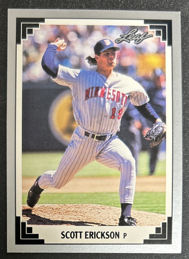 1991 Leaf Series 2 Scott Erickson Baseball Rookie Card RC #527