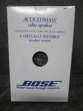 Bose Acoustimass Double Cube Speaker Satellite Assembly LS12 II Black