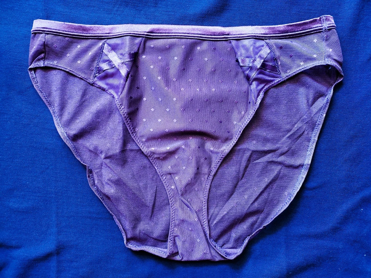 Fantasie - Slip Da Donna Viola (Taglia L) - Costume Intero A Vita Alta Con Torsione Frontale - Tessuto Riciclato SEAQUAL