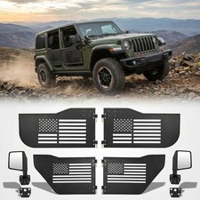 For Jeep Tube Doors, 4-Door &Mirror, for 2018...