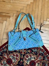Vintage 00s Guess Aqua Blue Rare Bag