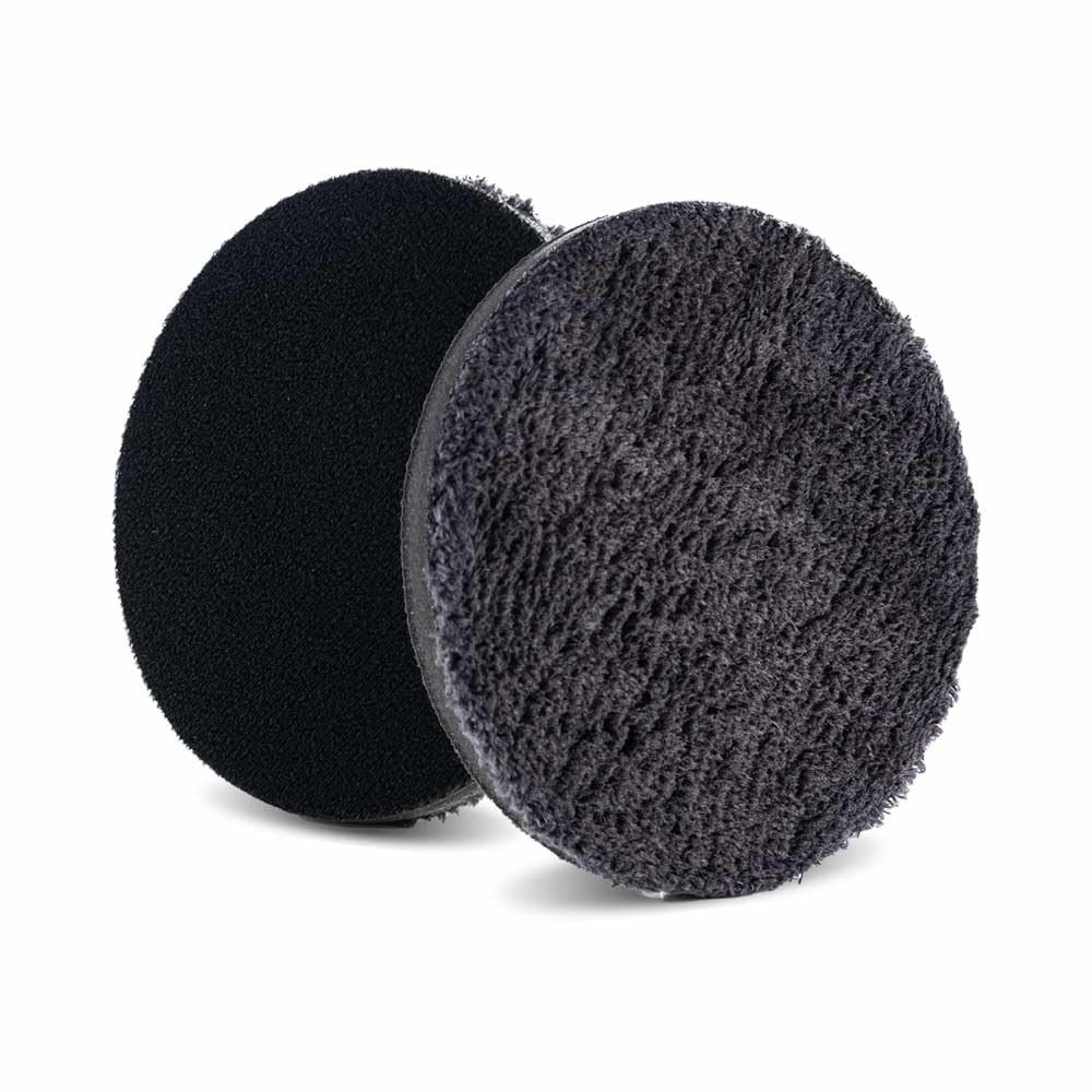 Black Microfiber Polishing Pads (2-Pack) &ndash; Premium Dual Ac