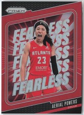 Aerial Powers 2024 Panini Prizm WNBA Fearless Prizms Red #13 /99 Atlanta Dream