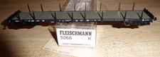 Fleischmann 5268 K H0 Rungen-Flachwagen Rs684 der DB Epoche 4/5 gut Teil lose