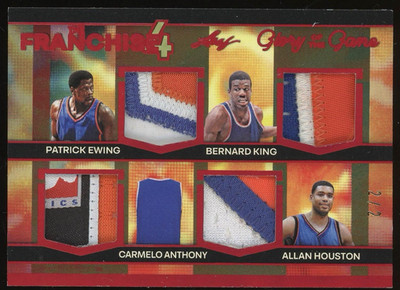 Patrick Ewing, Bernard King, Carmelo Anthony & Allan Houston /2 2025 Leaf Glory