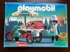New ListingRetired Vintage 1996 PLAYMOBIL #3848 Hot Dog Stand/Sandwich Cart Open Box