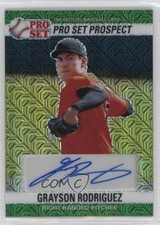 2021 Leaf Pro Set Metal 1990 Base Green Mojo 1/4 Grayson Rodriguez Auto uk2