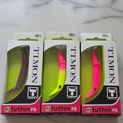 JACKALL Timon Chibi Futen FS Lure Fishing 3-Piece Set New Unused