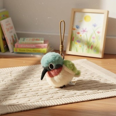 Sunbird Stuffed Toy Cuddle Pillow Cute Bird Stuffed Creature Soft and Stuffed