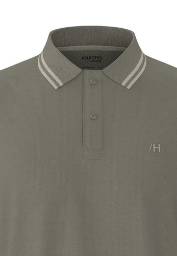 Selected Homme Camiseta Polo SLHDANTE SPORT S M L XL XXL Gris Blanco Azul - Imagen 18 de 23