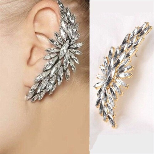 Fashion Women Lady Clip Ear Cuff Stud Punk Wrap Cartilage Earring Jewelry Gift - Picture 13 of 18