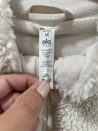 Alo Yoga Foxy Sherpa Jacket Pristine