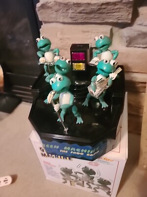 Vintage Green Machine FROG BAND Sound Activated Animated Novelty