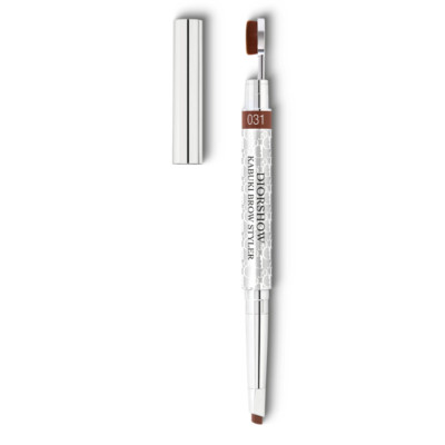 CHRISTIAN DIORSHOW KABUKI BROW STYLER PENCIL AND BRUSH  ''031 LIGHT BROWN'' UNBOX