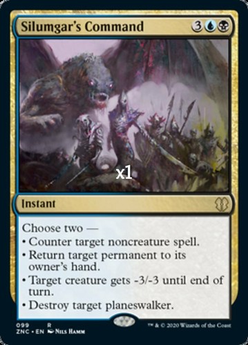 Silumgar's Command 099 Commander: Zendikar Rising Rare MTG