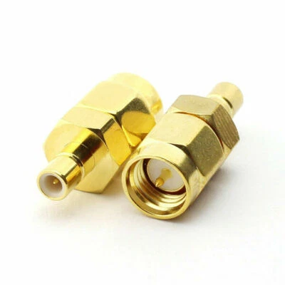 WEBSELL 1x SMA Male to SMB Male straight plug RF connector adapter - UK Seller
