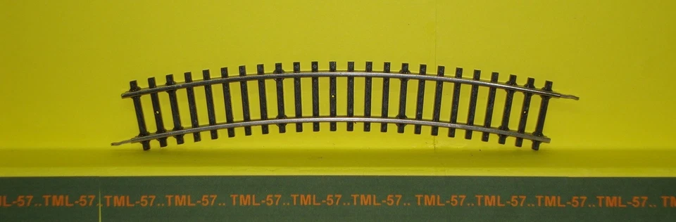 Voie PIKO HO code 100 - Rail Courbe - Ref 880 - R 440 mm - 22°30 - Lot de 6 - Photo 1/1