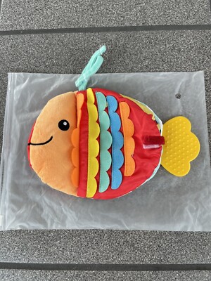 Multitrust Creative Fish Cloth Book Cartoon Sea Animals Doll Baby Early Educa...