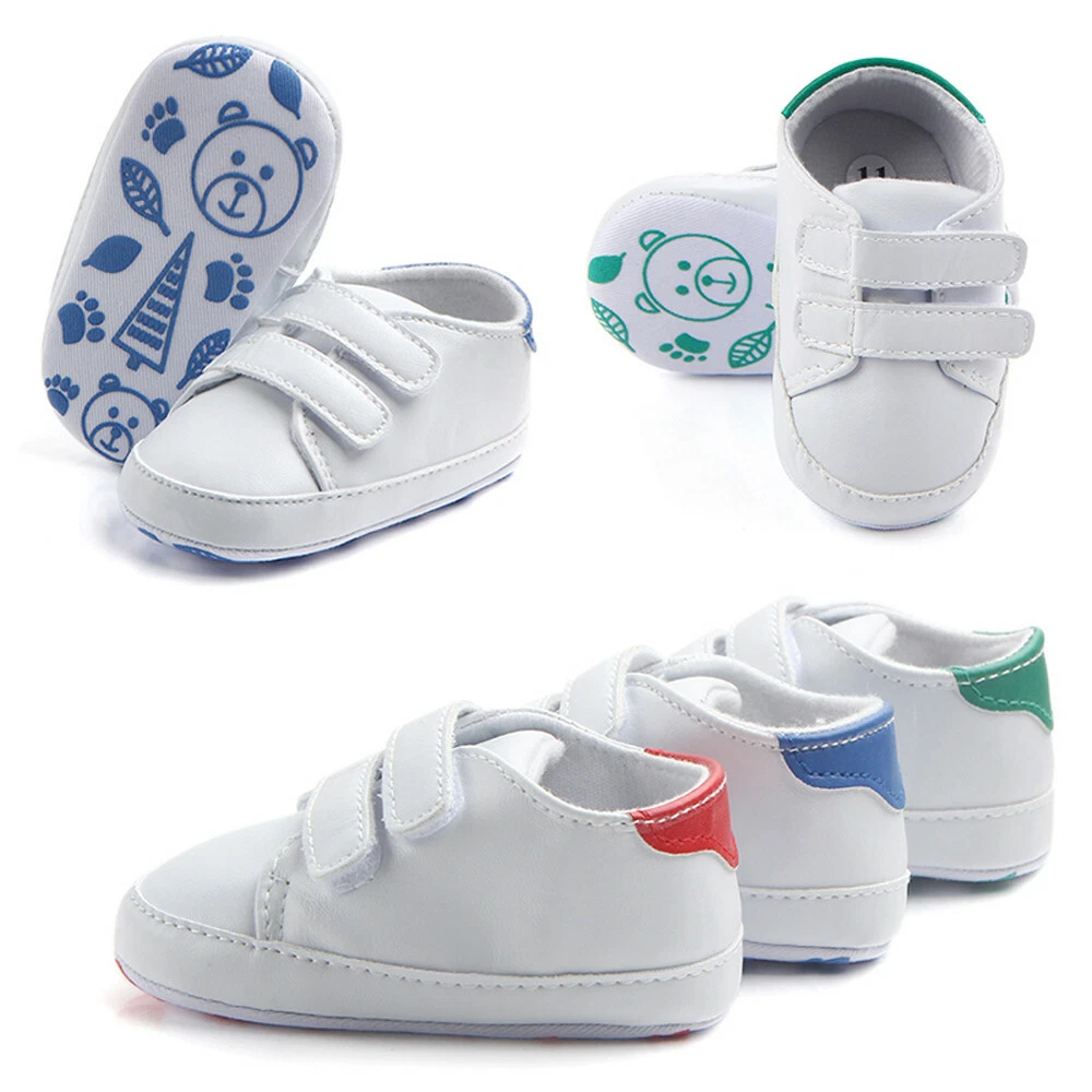 Newborn Infant Baby Boy Girl Casual Soft Sole Sneaker Anti slip Crib Shoes 3 12M