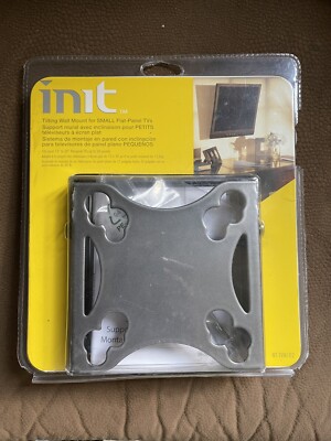 INIT Low Profile TV Wall Mount for Most 13'' - 30'' Flat-Panel TVs Up To 30 lbs