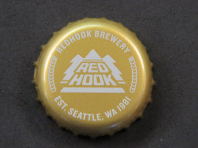BEER Bottle Crown Cap ~ REDHOOK Brewery Ales Since 1981 ~ Seattle, WASHINGTON