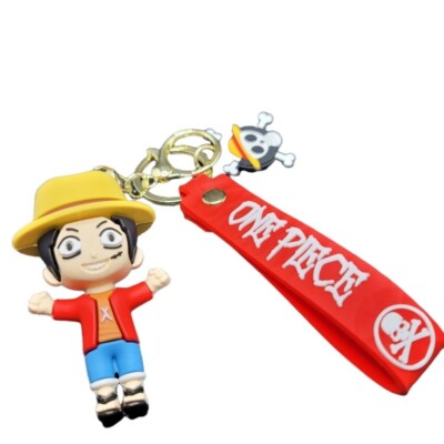 One Piece 3D Anime Figure Keychain - Monkey D. Luffy 