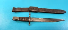 WWI Canadian Ross Rifle Model 1910 Mk II Bayonet Knife Pointed Blade + Scabbard