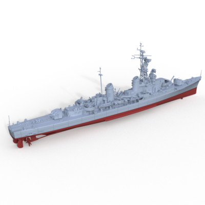 SSC350734S-A 1/350ModeI Italian Indomito Class Destroyer Impetuoso 1958 FULLHULL