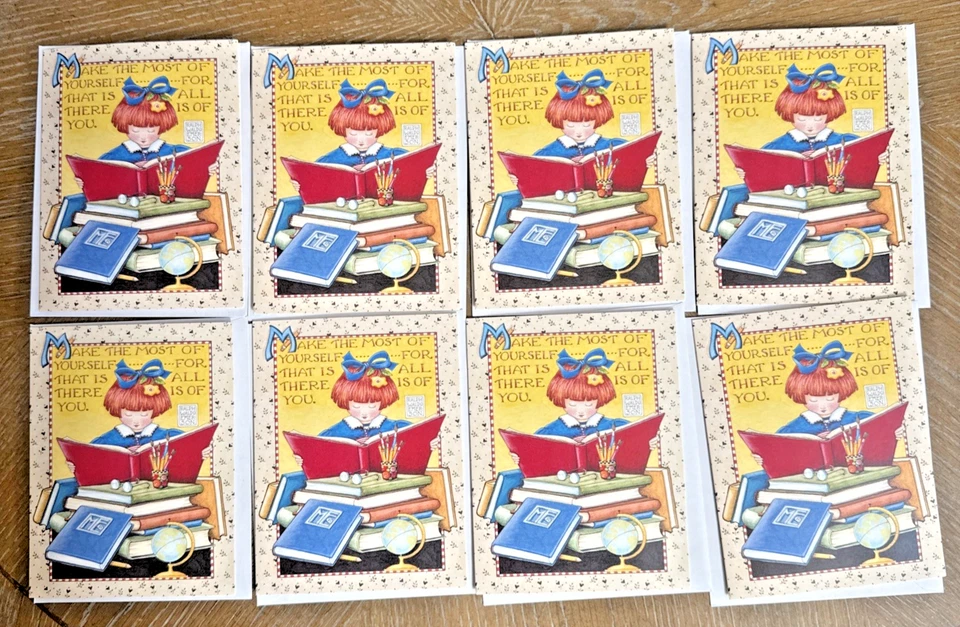 Lot of 8 Mary Engelbreit Greeting Cards Blank Make the Most of Yourself - Image 2 of 4