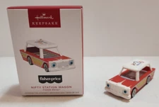 Hallmark Keepsake Christmas Ornament Fisher Price Nifty Station Wagon 2024 New