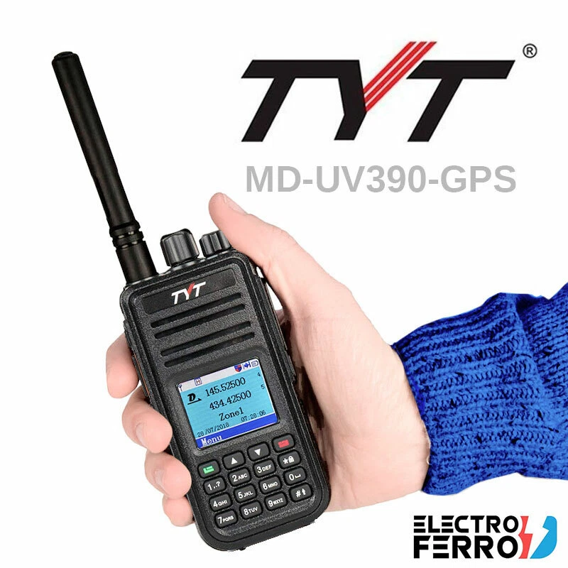 TYT MD-UV390 GPS Doble Banda 144-430 MHz DMR Digital/Analogico - Imagen 2 de 4