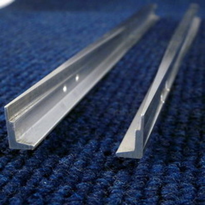Paar 20 Fuß Radius Std Point Klingen - 16 mm hoch Aluminiumschiene 5'' g oder 7 1/4'' g